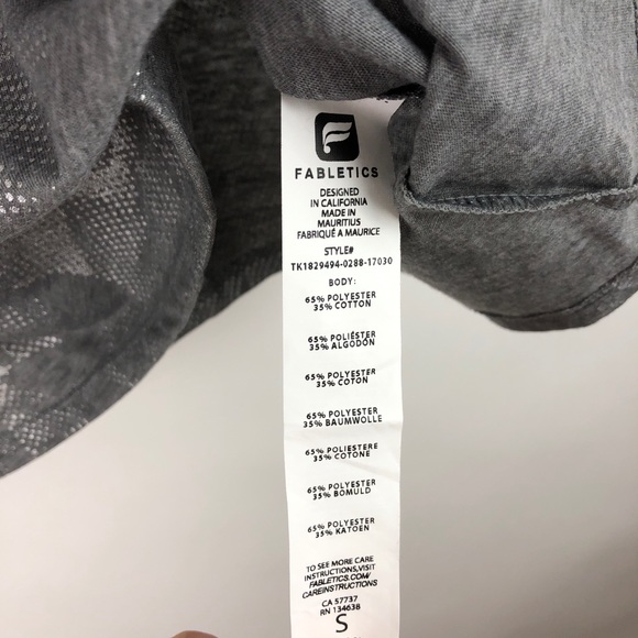 Fabletics Taryn Printed V-Neck Tank Metallic Print - Picture 13 of 13